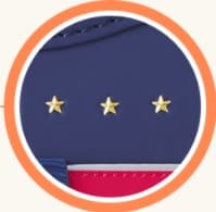 コンバース デコキッズの大マチの星のスタッズ